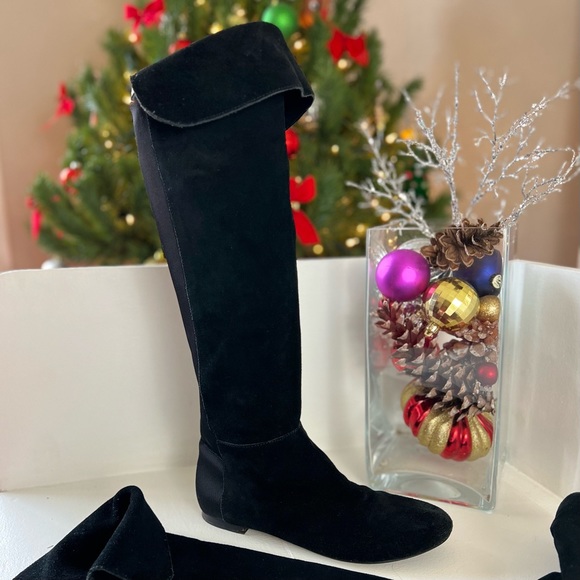 Steve Madden Zestyy Fold Over Suede Boots Size 8 1/2 - Picture 7 of 14